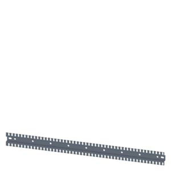 SIVACON, mounting rail, serrated, U-shaped, L: 900 mm, zinc-plated image 2