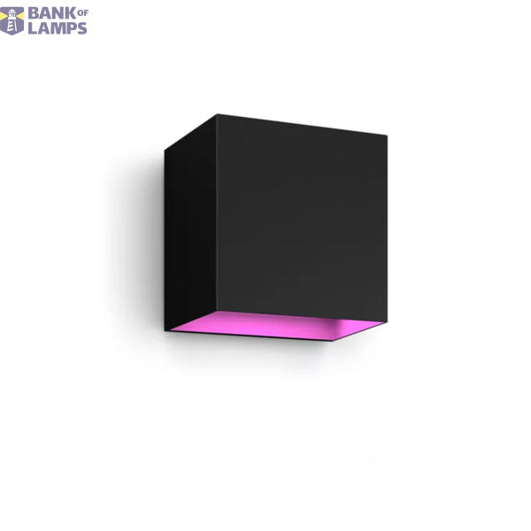 Resonate Hue WACA down wall lantern black 1x8W image 1