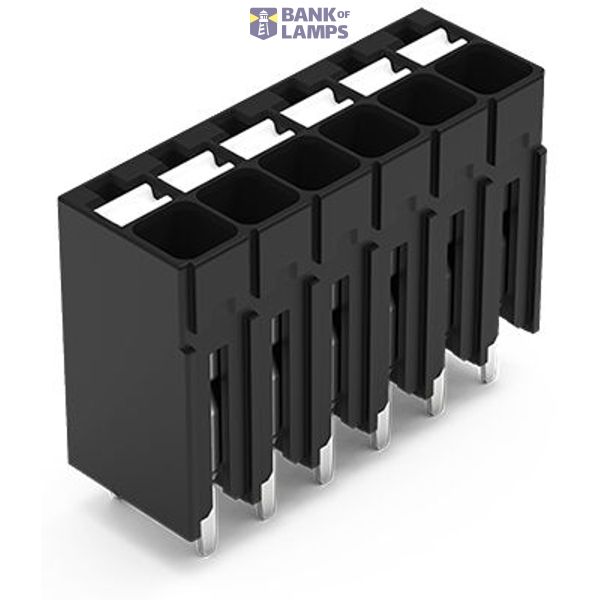THR PCB terminal block push-button 1.5 mm² black image 1
