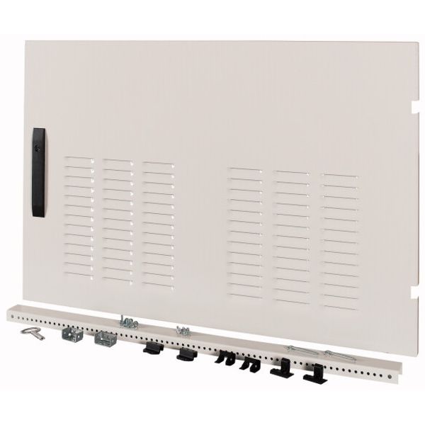 XSDMRV40610 Device area door, ventilated, IP42, right, HxW=600x1000mm, grey image 1