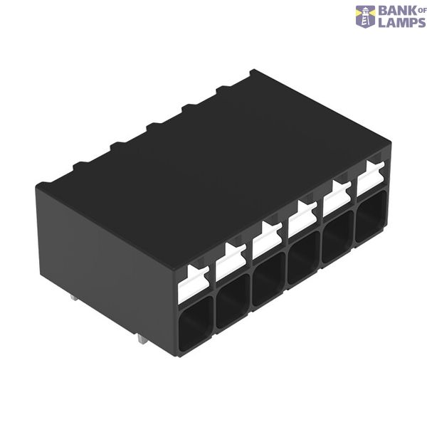THR PCB terminal block push-button 1.5 mm² black image 1