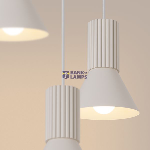 Pendant lamp ESTRIA 3P beige image 8