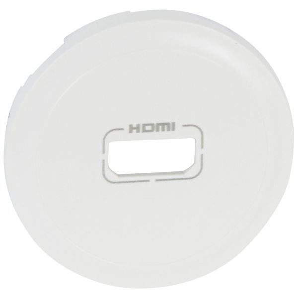COVER PLATE AV HDMI WHITE image 1
