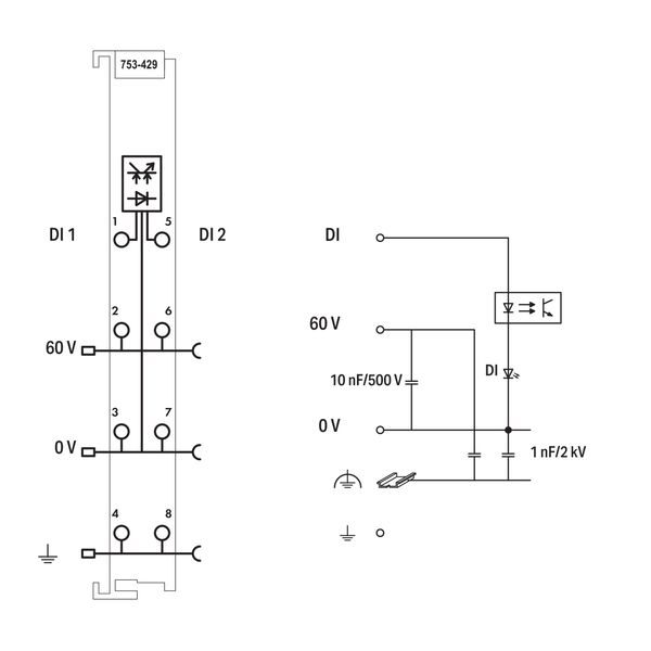 2-channel digital input 60 VDC 3 ms light gray image 6