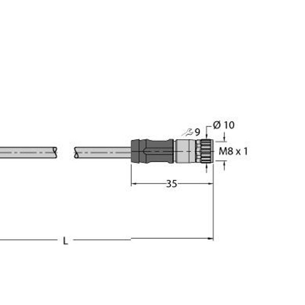 Industrial Ethernet Cable Connection Cable   PSGS4M-PKGS4M-4414-10M image 1