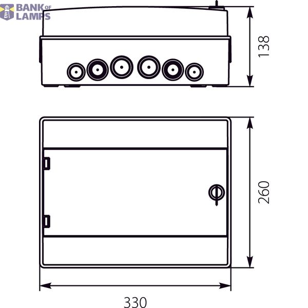Hermetic switchboard RH-12S/ZS image 2