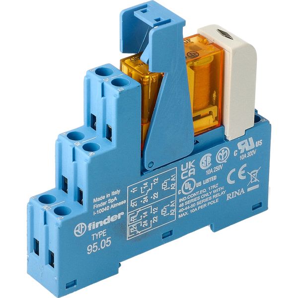 Rel. interface Mod.screw 2CO 8A/120VAC/Agni/LED/varistor (48.52.8.120.0060) image 2