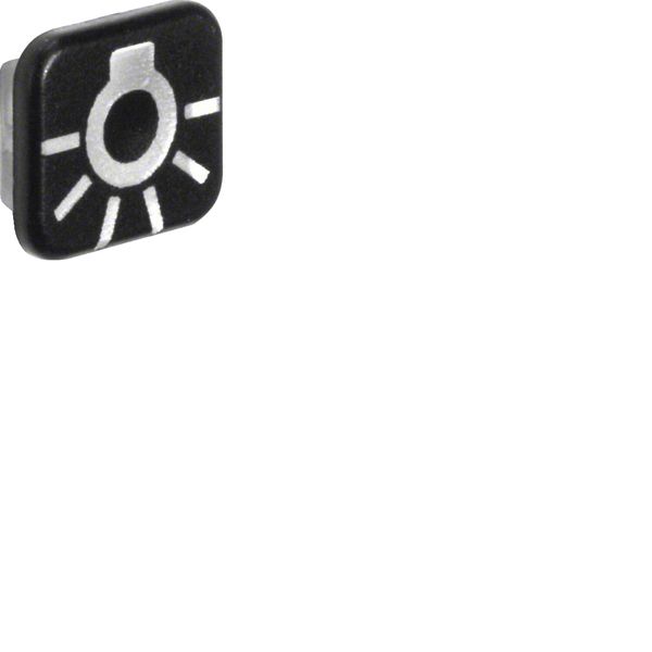 Lens imprinted symbol for light , W.1, trans. image 1