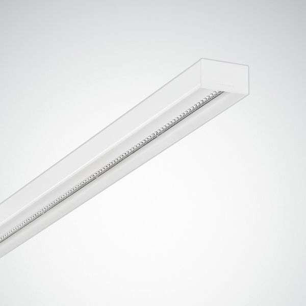 Surface-mounted luminaire Solvan Flow D Raster White rectangular ET 28W 4000lm Wide reduced glare UGR19 (W19) IK03 3 SDCM image 1