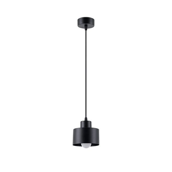 SAVAR 1 HANGING LAMP BLACK E27 1X60 IP20 image 1