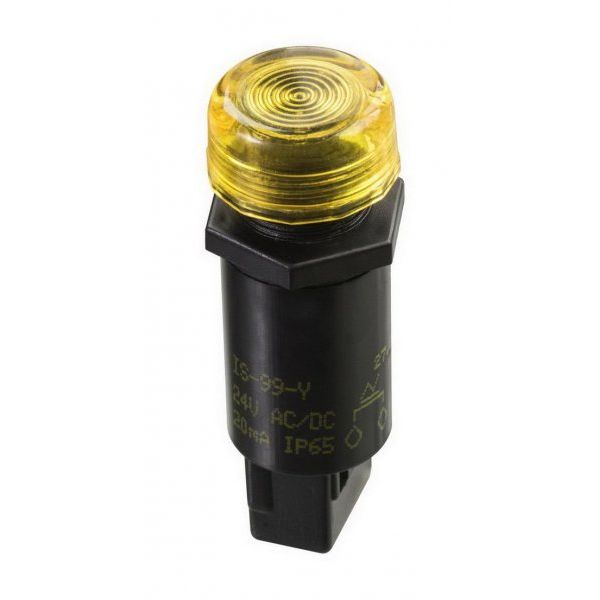 Indicator light IS-99 W 24AC/DC T d16mm image 1