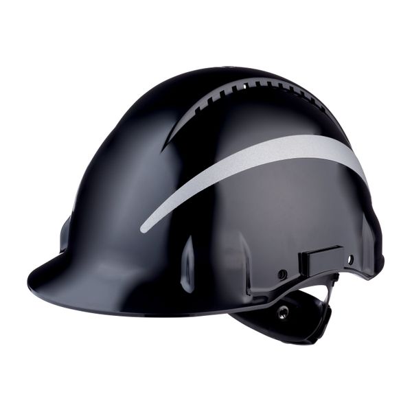 3M™ Hard Hat, Uvicator, Ratchet, Ventilated, Reflective, Plastic Sweat image 2
