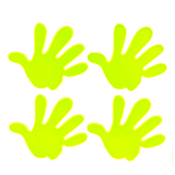 Fluorescent stickers set HANDS AMIO-03942 image 1
