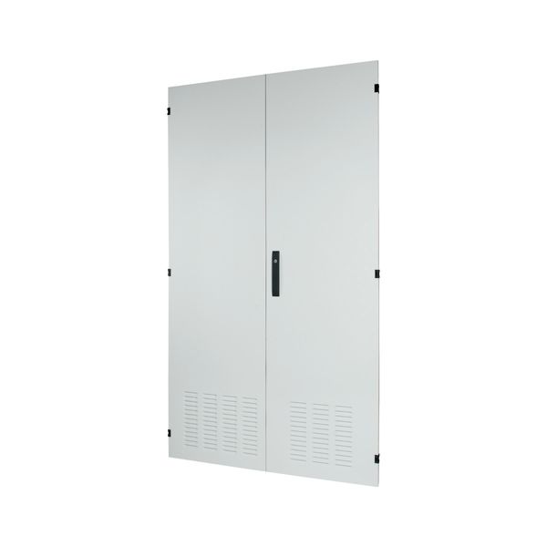XTSZDSKV4S-H2000W1100 Section wide door, ventilated, HxW=2000x1100mm, double-winged, IP42, grey image 2