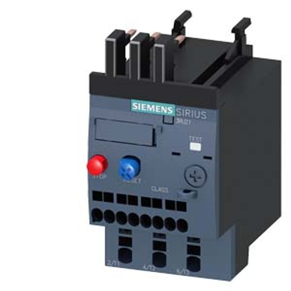 Overload relay 0.14-0.20 A motor protection S00, Class 10, contactor mounting image 1