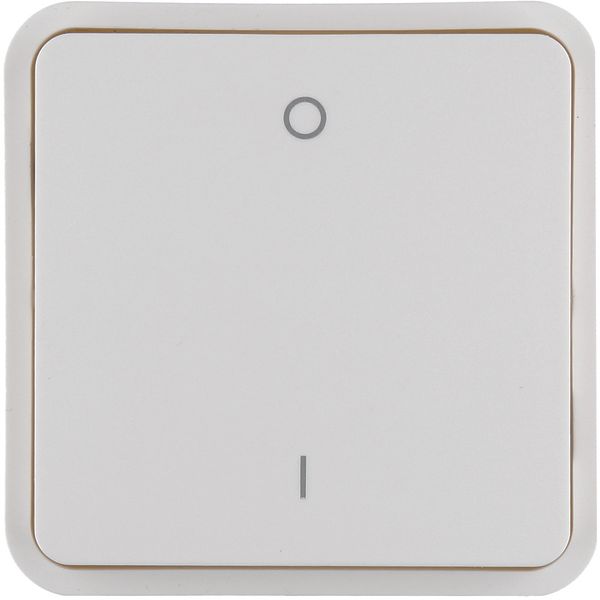 Rocker 1gang for W.1 push-button BCU, imprint top 0/bottom 1, polar wh image 2