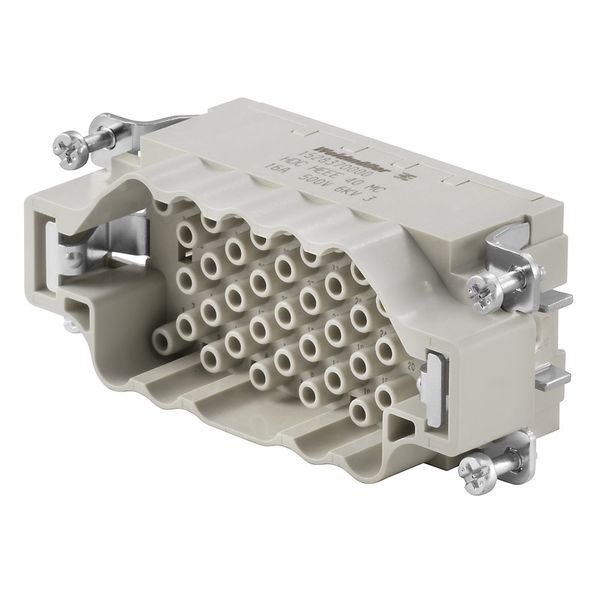 HDC insert, Pin, Male, 500 V, 16 A, Number of poles: 40, Crimp connection, Size: 6 image 1