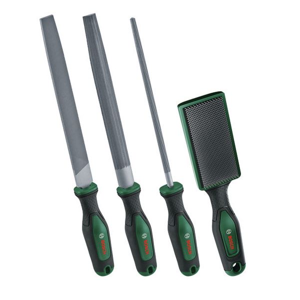 File Set 200 mm / 8" + brush Set 4-Piece image 1