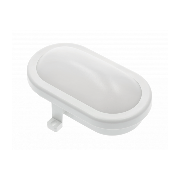 LED luminaire OVALIO, 5 W, 500 lm, IP65, AC175-265V, PF>0.5, RA>80, IP54, white image 1