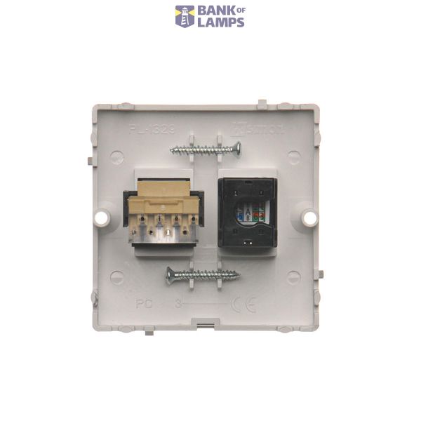 Roller blind momentary switch with key, white, 5A image 1