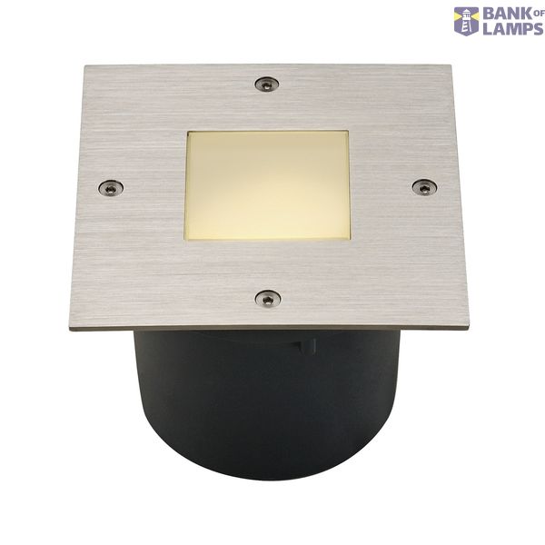 WETSY inground fitting, square , st. steel 316, GX53, max. 9W , square glass, IP67 image 1