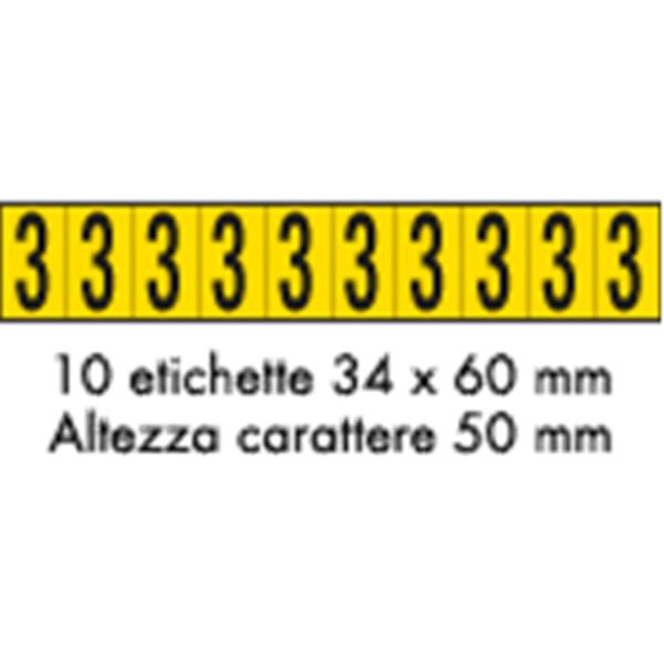 Adhesive label - 350x60 - 10 sheets / 10 labels each image 1