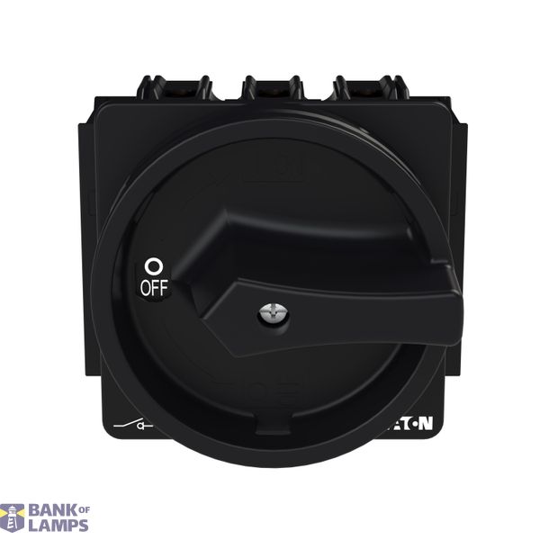 P3 Main switch, 80 A,Flush mounting, 3 pole, Form EA/SVB, Black, Door  image 8