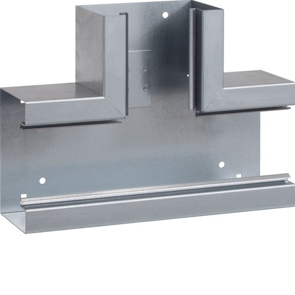 T-piece of base profile for BRS 85x130mm lid 80mm of sheet steel galva image 1