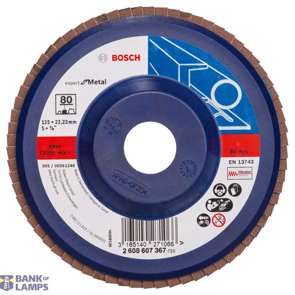 Flap disc X551, Expert for Metal D= 125 mm; G= 80, straight image 1