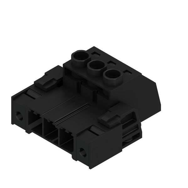 PCB plug-in connector, male plug, 7.62 mm, Number of poles: 3, 180°, Clamping yoke connection, Clamping range, max. : 6 mm², Box image 2