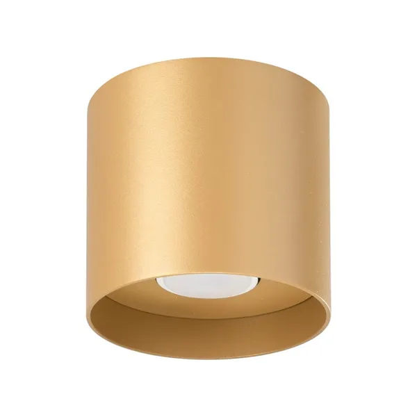 CEILING LAMP MICA GOLD GU10 1X10W IP20 image 1
