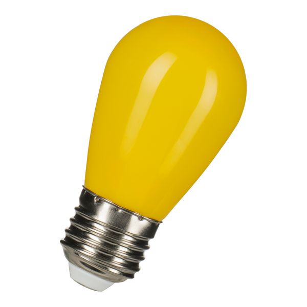 LED ST45 E27 240V 1W Yellow image 1