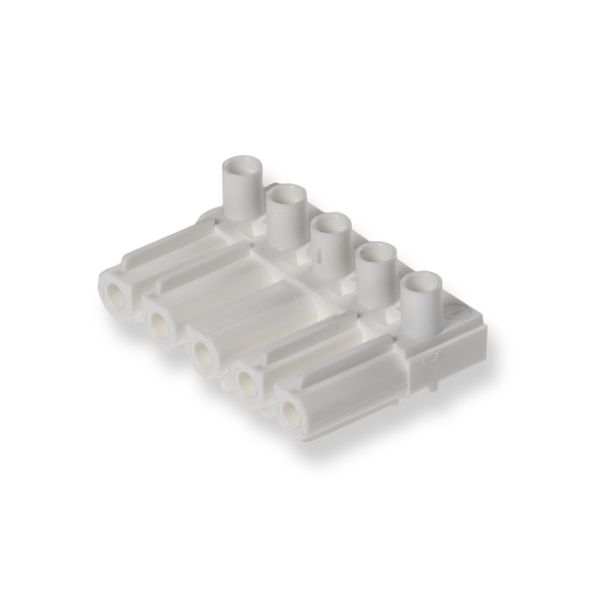 Coupler 5-p socket, narrow, wht image 1