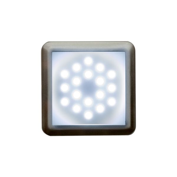 PANLUX Lamp DEKORA 2 18LED 12VDC 30lm decorative IP20 stainless steel - cold white image 1
