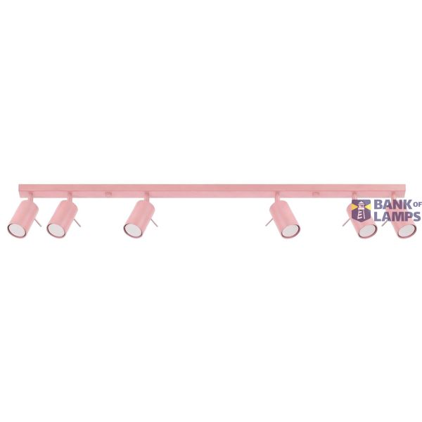 Ceiling lamp RING 6L pink image 12