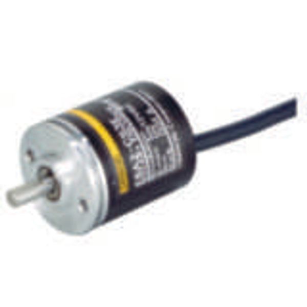 Encoder, incremental, 100ppr, 12-24 VDC, NPN open collector, 2 m cable E6A21043H image 4