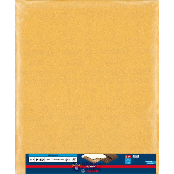 EXPERT C47 Sandpaper for Handsanding 23 x 28 mm, G 15 image 2