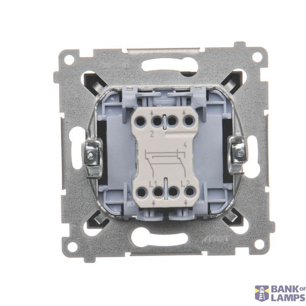 Quadruple frame for plasterboard boxes, Gold matt, metalic image 1