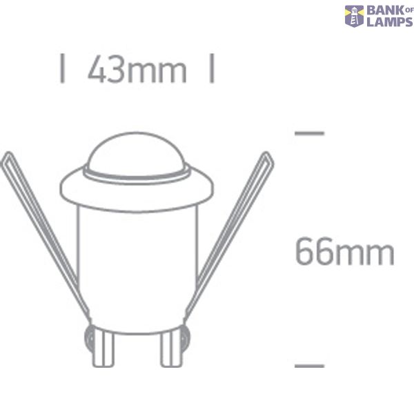 IR RECESSED MOTION SENSOR 200W 230V image 3