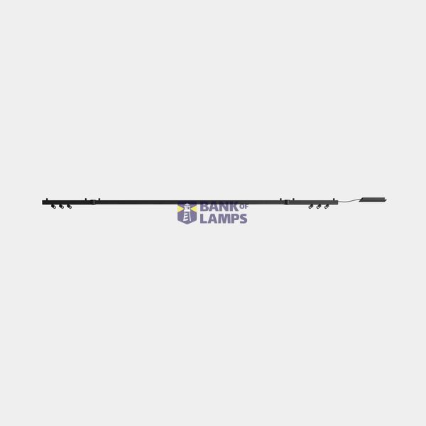 Lineal lighting system Apex Lineal Surface 3180mm 6 Spots 30mm 42W LED warm-white 3000K CRI 90 ON-OFF Black IP20 4268lm image 1