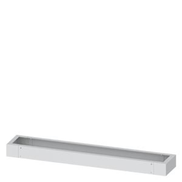 ALPHA, base, H: 100 mm, W: 1300 mm, D: 250 mm, RAL 7035 image 1