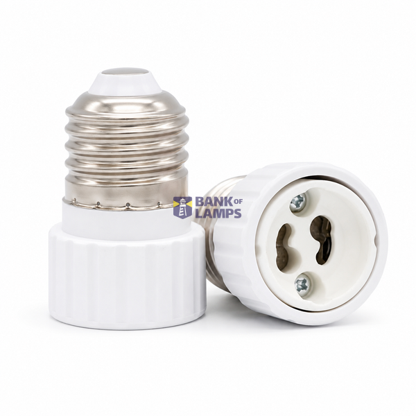 Lamp Holder Adapter E27-GU10 White image 2