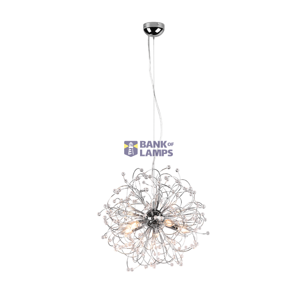 Gloria pendant 55 cm 5xE14 chrome image 1