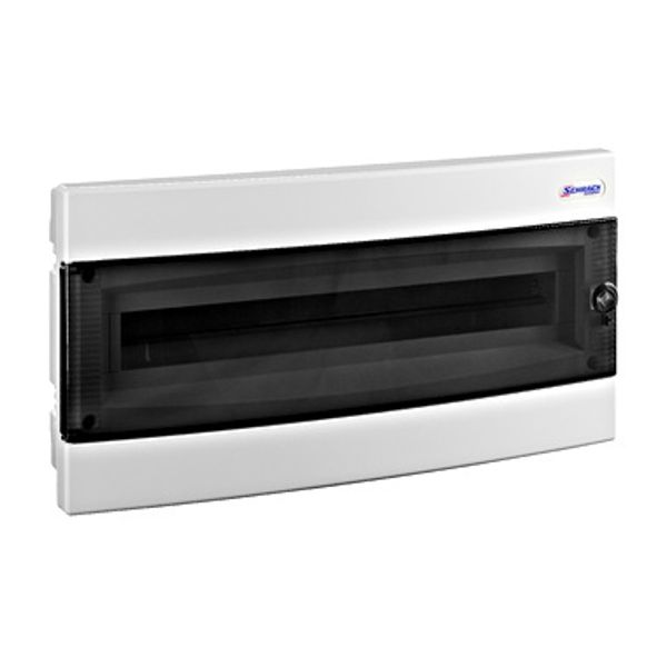 Flush-mounted enclosure 1-row, 24MW, for partition wall image 1