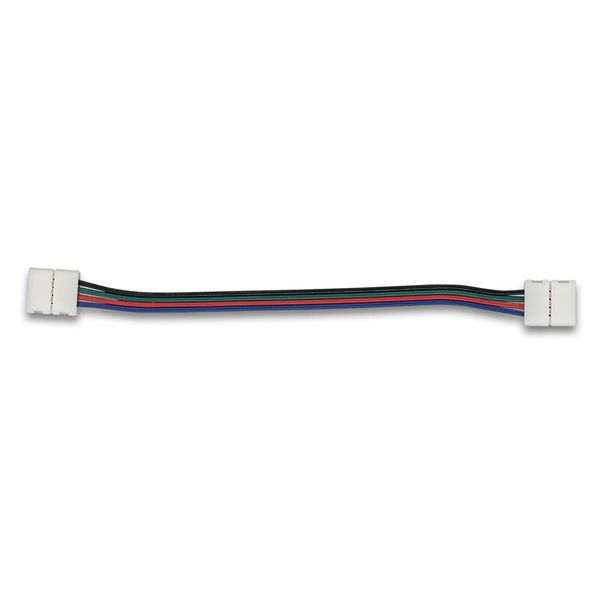 Flexible connector for RGB LED strips, width 10 mm, 4 pins image 1