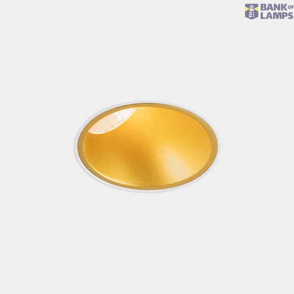 Downlight Play Deco Asymmetrical Round Fixed Trimless 6.4W LED neutral-white 4000K CRI 90 48.4º PHASE CUT Trimless/Gold IP54 575lm image 1