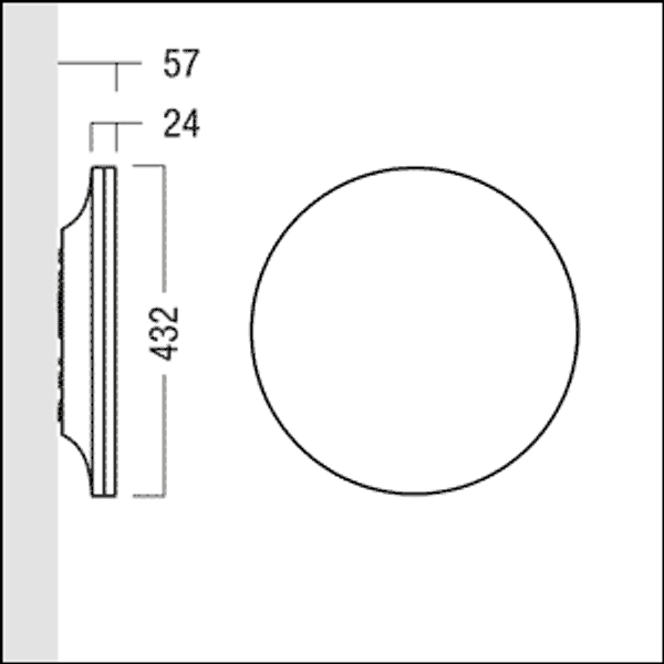 CAELA RLS LED2400-930 OP SM WH - LED wall and ceiling luminaire image 5