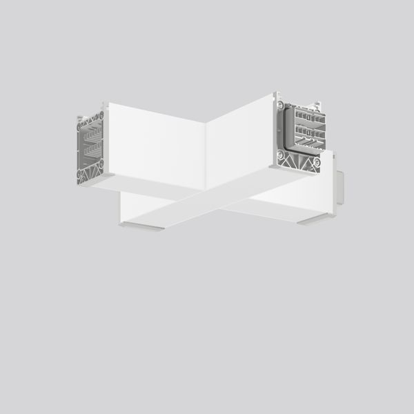 Form connector L 330 B 330 H 76 colour: white 220 - 240 V image 2