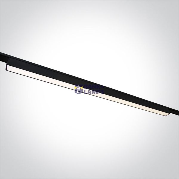 43100FC/B/V BLACK 20W LINEAR LIGHT CCTV 48V IP20 image 1
