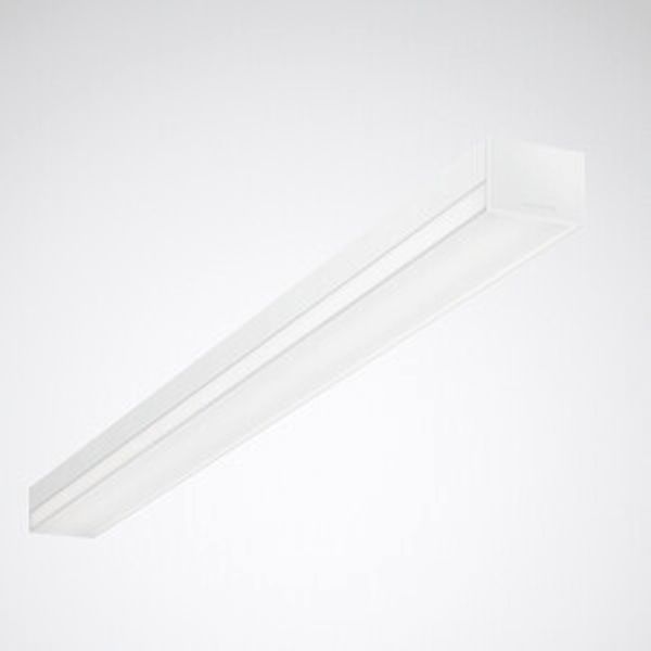 Surface-mounted luminaire Solvan Flow D Prisms White rectangular ETDD 34W 4300lm Wide reduced glare UGR19 (W19) IK03 3 SDCM image 1